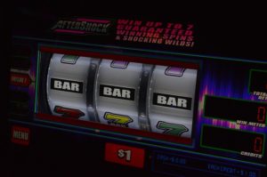 Responsible Gambling. Classic fruit machine with 3 bars