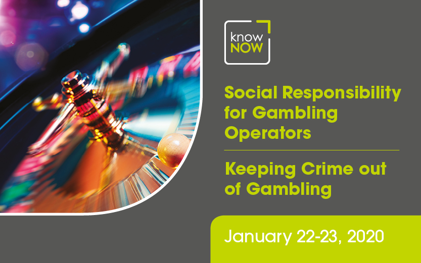 Social Responsibility for Gambling Operators and Keeping Crime out of Gambling from KnowNow Limited