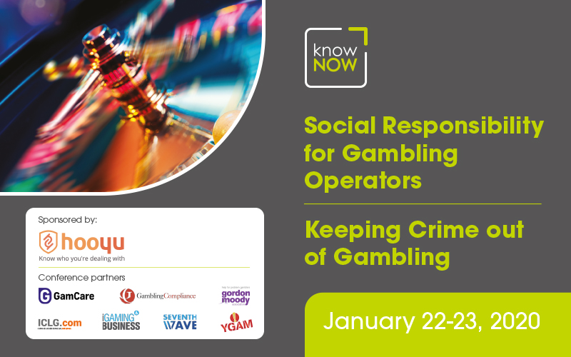 KnowNow Annual conference - Social Responsibility for Gambling Operators and Keeping Crime out of Gambling