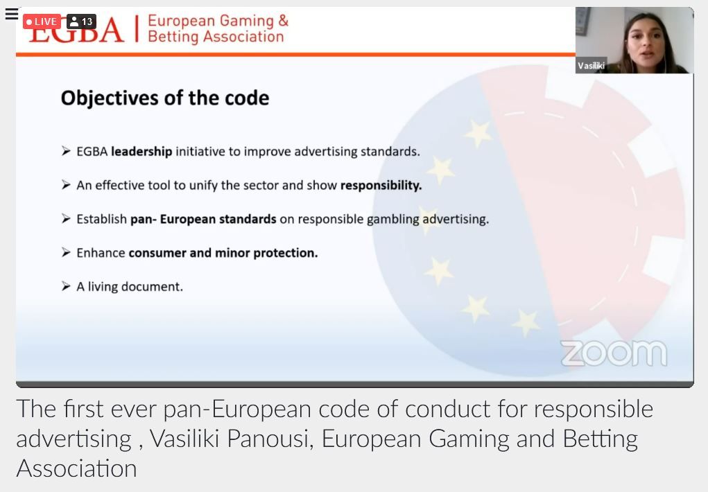 The EGBA on the first ever pan-European code of conduct for responsible advertising.