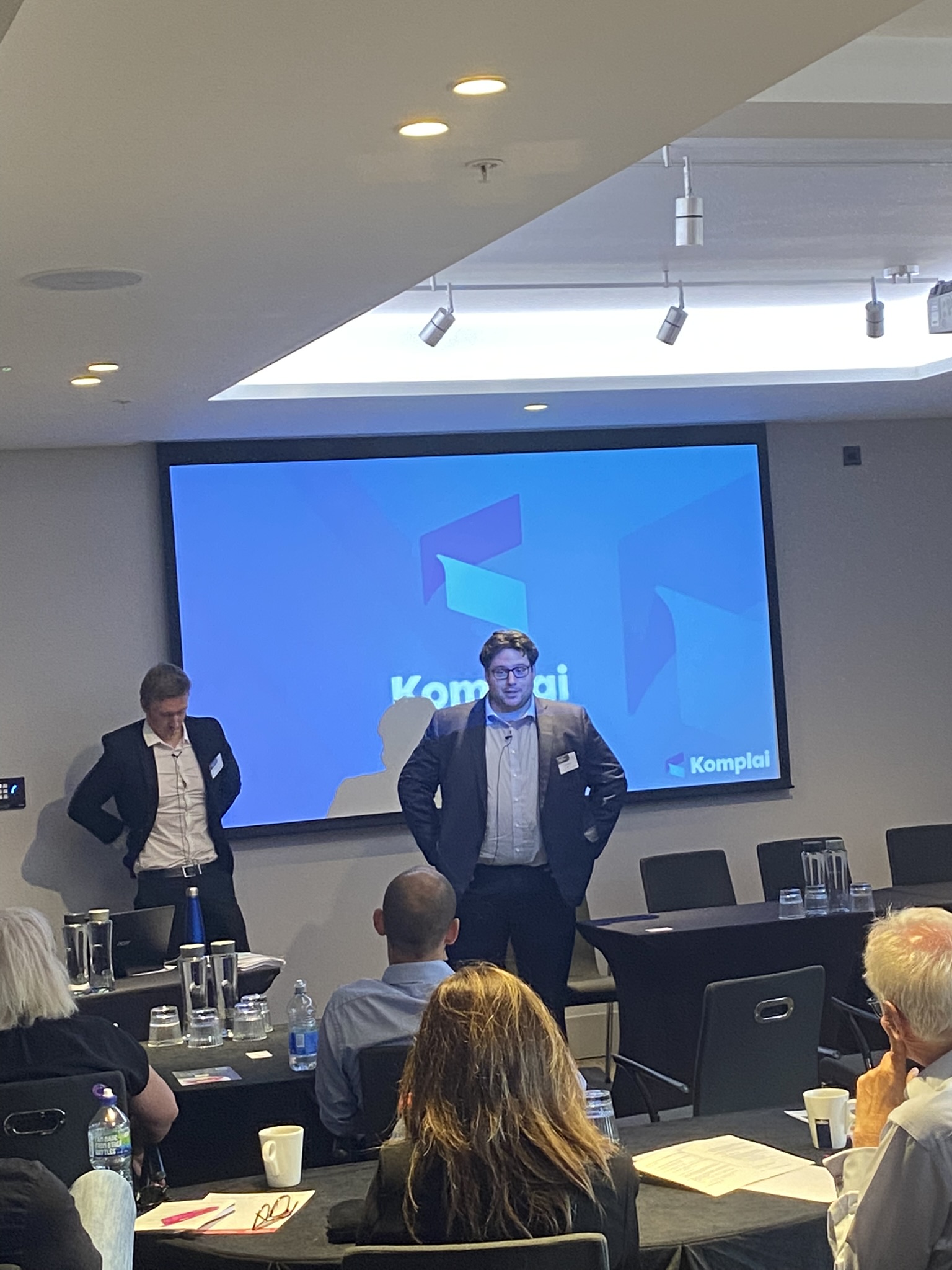 Gregory Lawton, CTO/Founder and Jack Symons, CEO/Founder, Komplai at the KnowNow Compliance Forum