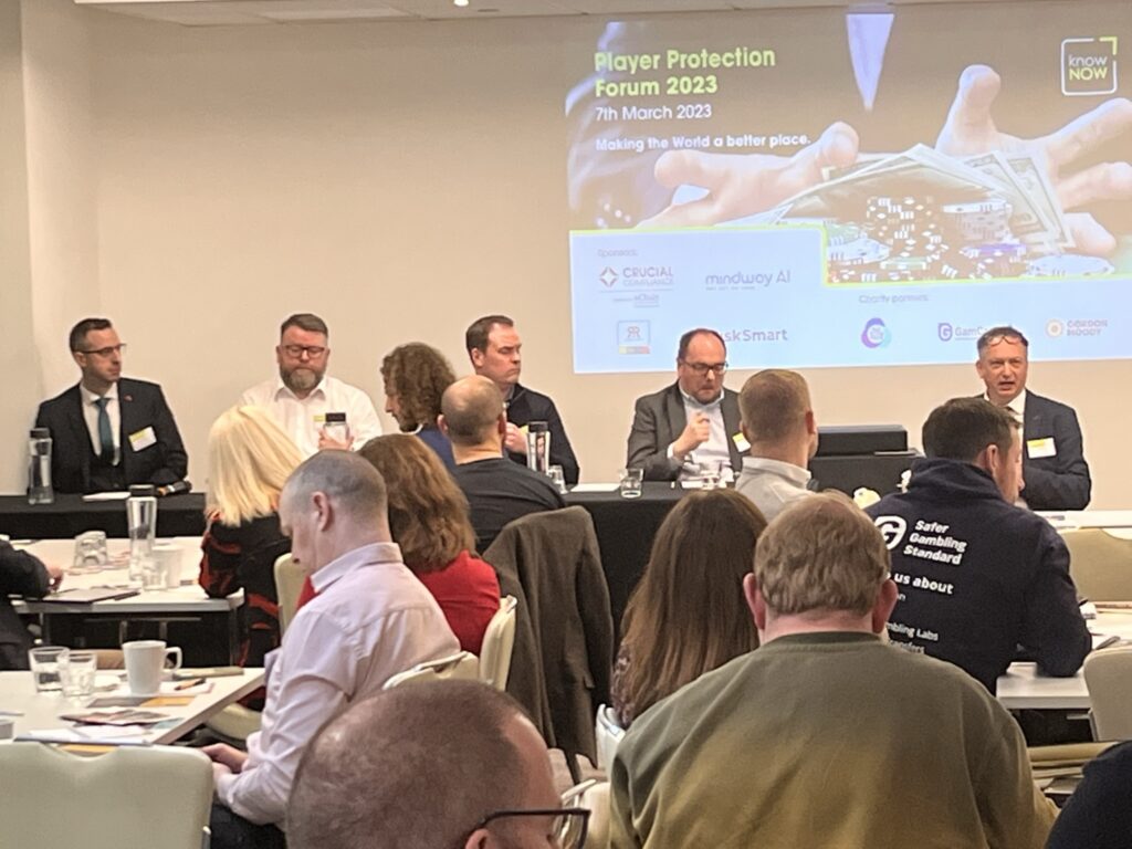 Panel discussion at the KnowNow Player Protection Forum 2023 – Are we relying on opinions rather than facts in the fight against problem gambling?