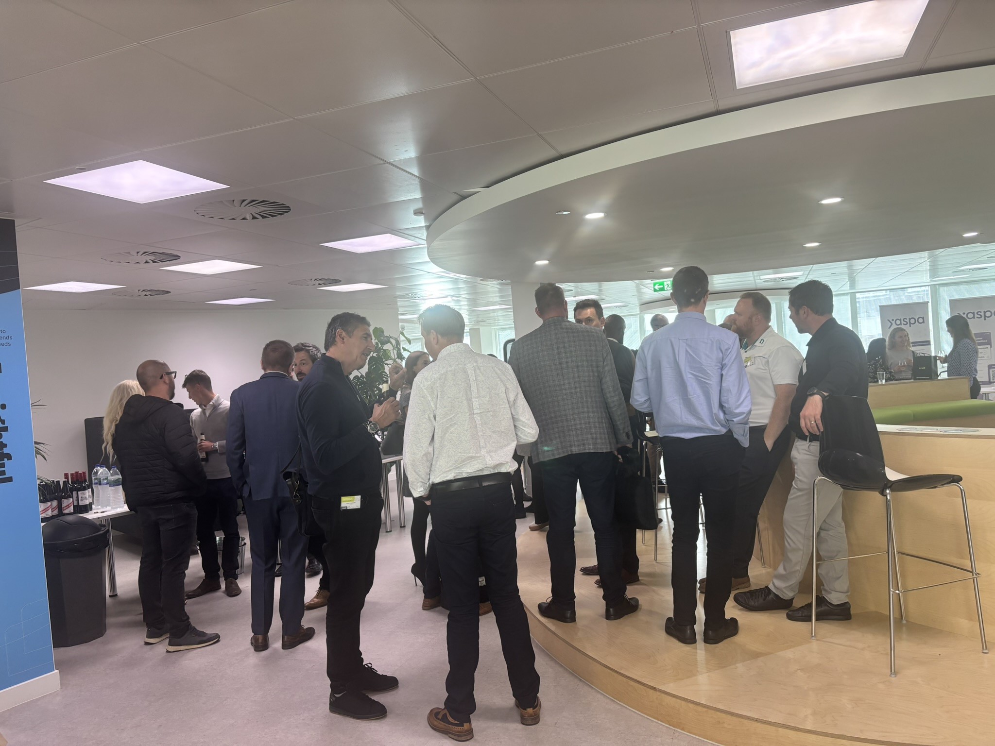 KnowNow Limited 7th Annual Conference drinks reception sponsored by Yaspa