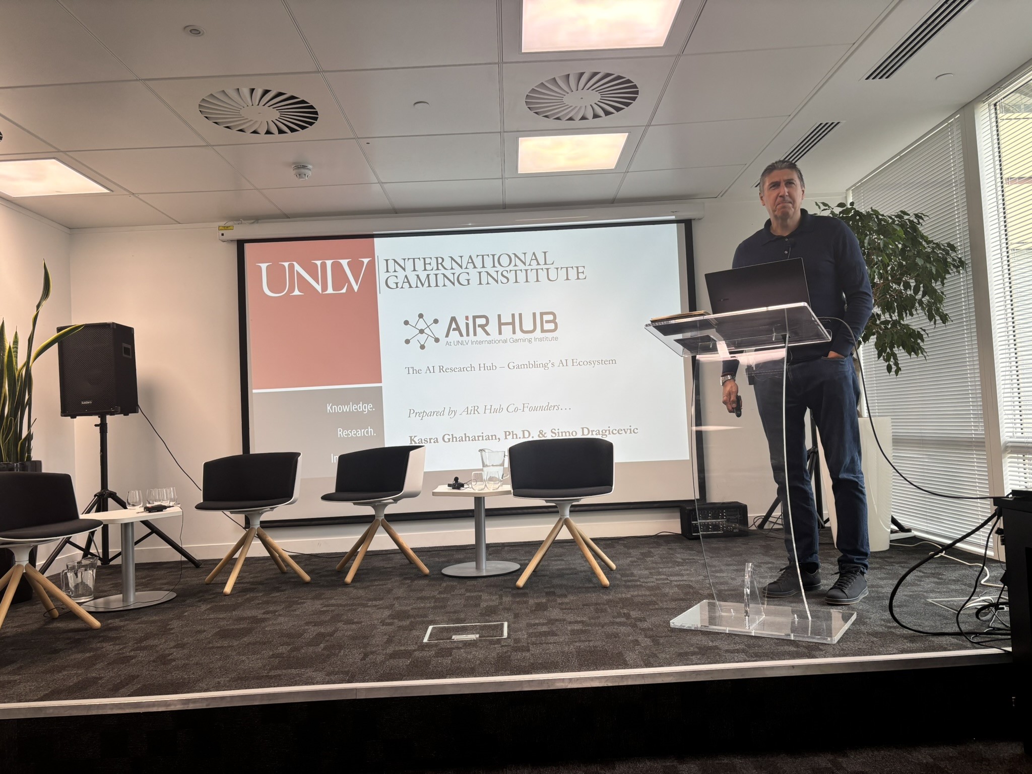 7th KnowNow Annual Conference - An introduction to AiR Hub and how AI developments will influence global gambling regulations and best practices with Simo Dragicevic, Co-Founder, AiR Hub